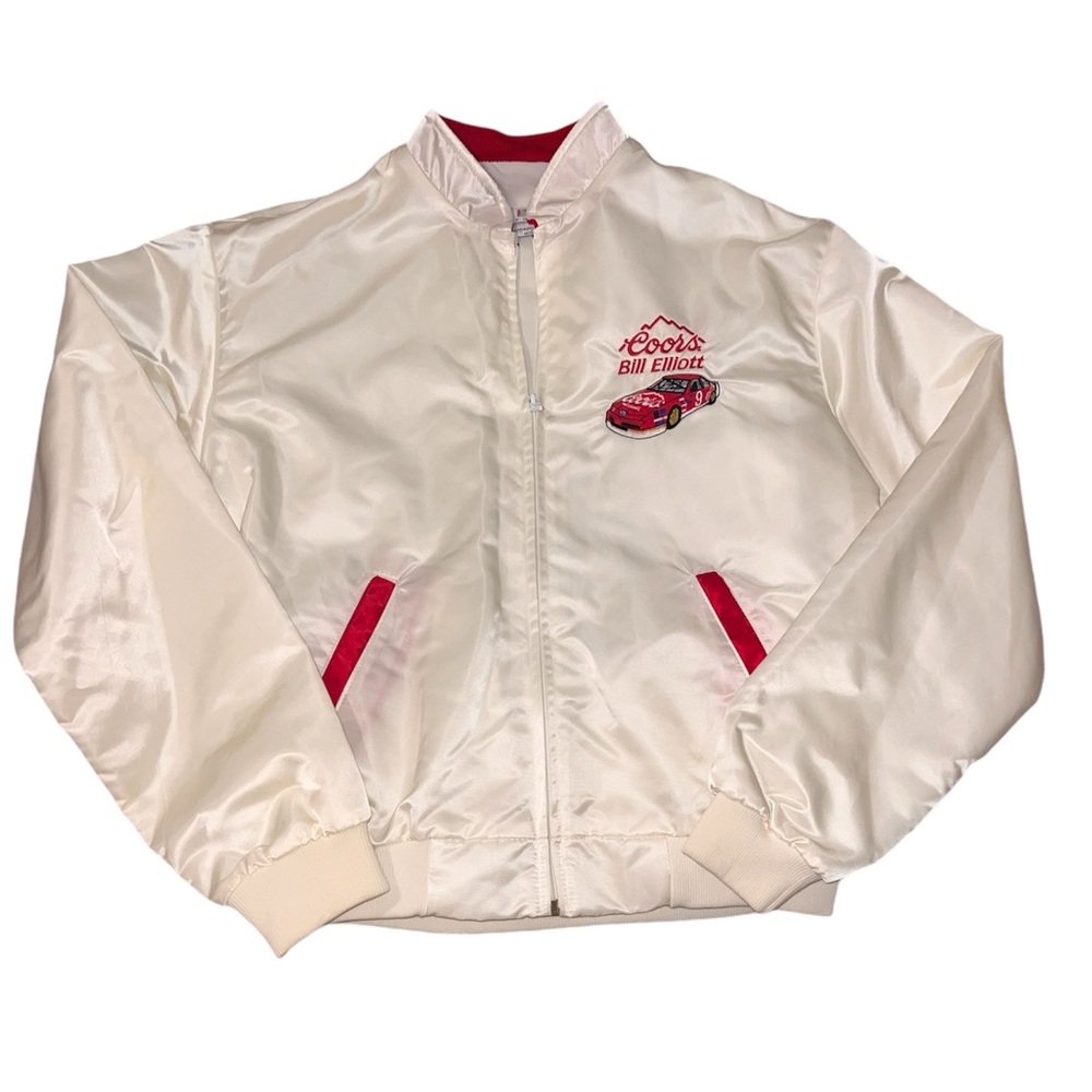 Vintage Coors NASCAR Bill Elliot Bomber Jacket